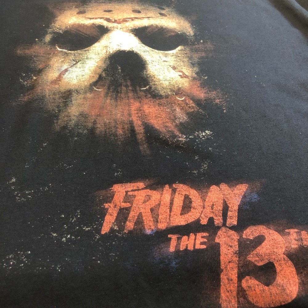 Friday the 13th T-Shirt Gildan Tag XL 100% Cotton pre shrunk - Picture 2 of 10